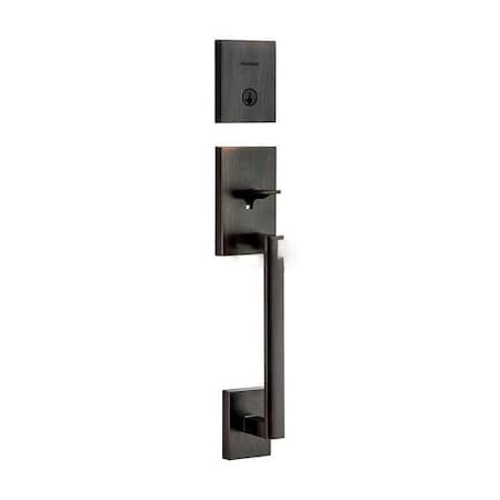 Kwikset San Clemente Exterior Single Cylinder Handleset Trim 818SCE-11P-SMT-RCAL-RCS-LIP